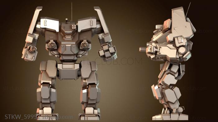 Military Мехи Потрясающий дредноут