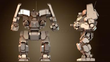 3D модель Мехи Потрясающий дредноут (STL)