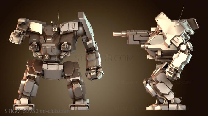 Military Мехи Потрясающий огонь