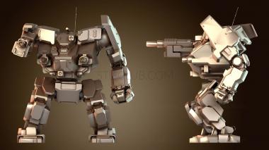 3D модель Мехи Потрясающий огонь (STL)