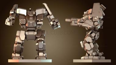 3D модель Мехи УДИВИТЕЛЬНЫЕ Огонь неумолимый (STL)