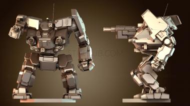 3D модель Мехи Офигенный огонь направлен (STL)