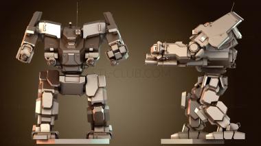 3D модель Динамика Mechs Awesome KLATT Alpha Strike (STL)