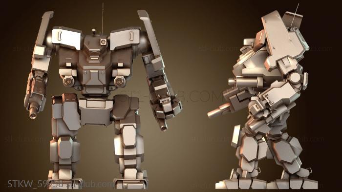 Military Mechs Awesome KLATT Walk