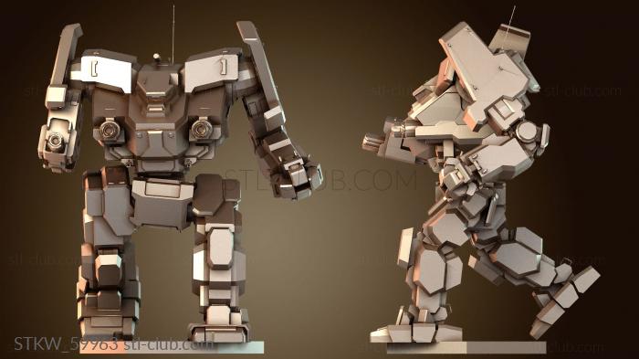 Military Mechs Awesome KM Run быстрый