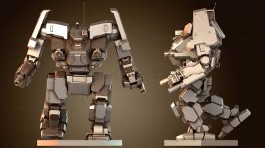 3D модель Мехи Потрясающие, бегите быстро (STL)