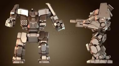 3D модель Мехи УДИВИТЕЛЬНЫЕ, нацеленные на огонь (STL)