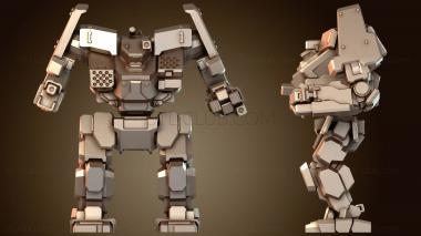 3D модель Мехи УДИВИТЕЛЬНЫЕ Титан (STL)