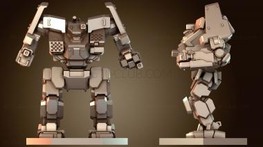 3D модель Мехи УДИВИТЕЛЬНЫЙ Титан (STL)