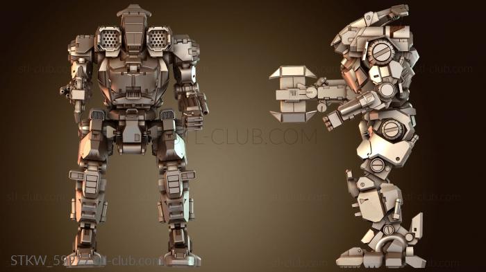 Military Мехи Axman LRM