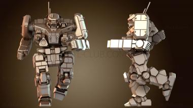 3D модель Мехи BANSHEE BNC Mr RUN (STL)