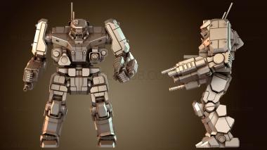 3D модель Мехи BANSHEE s Boxer (STL)