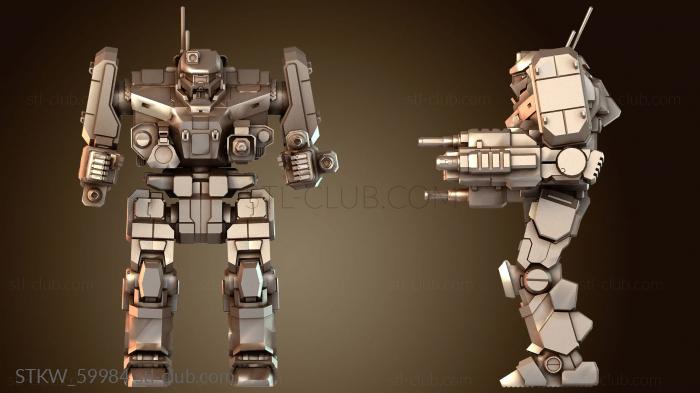 Military Мехи BANSHEE s Sentinel