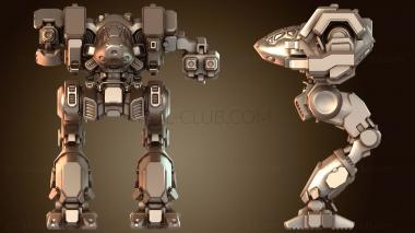 3D модель Мехи Black Lanner Альфа (STL)