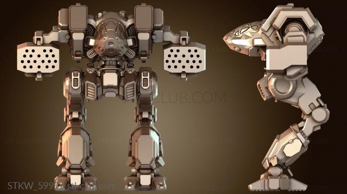 Military Мехи Black Lanner Bravo