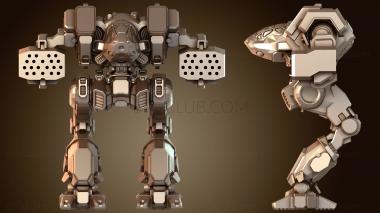 3D модель Мехи Black Lanner Bravo (STL)