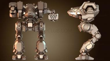 3D модель Мехи Black Lanner Echo (STL)