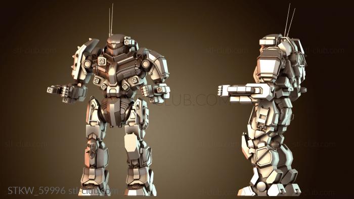 Military Мехи черный рыцарь