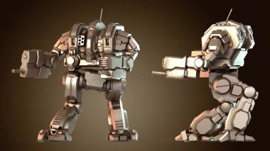 3D модель Мехи КАТАФРАКТНЫЙ ОГОНЬ (STL)