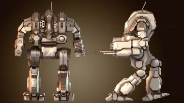 3D модель Мехи КАТАФРАКТ ХОДЬБА (STL)