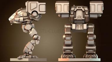 3D модель Мехи Катапульта закрыта (STL)