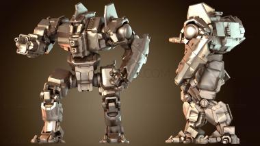 3D модель Мехи ЦЕНТУРИОН ОГОНЬ (STL)