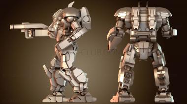 3D модель Мехи Хамелеон (STL)