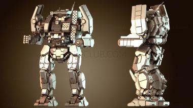 3D модель Пистолет-зарядник мехов (STL)