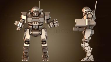 3D модель Мехи КОМАНДО (STL)