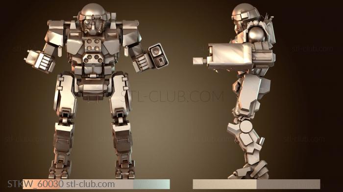 Military Залп коммандос мехов