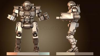 3D модель Залп коммандос мехов (STL)