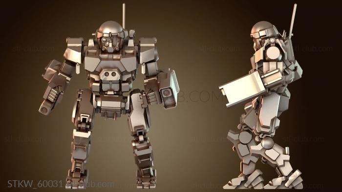 Military Мехи КОМАНДО Боксер