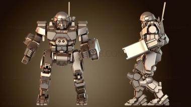 3D модель Мехи КОМАНДО Боксер (STL)