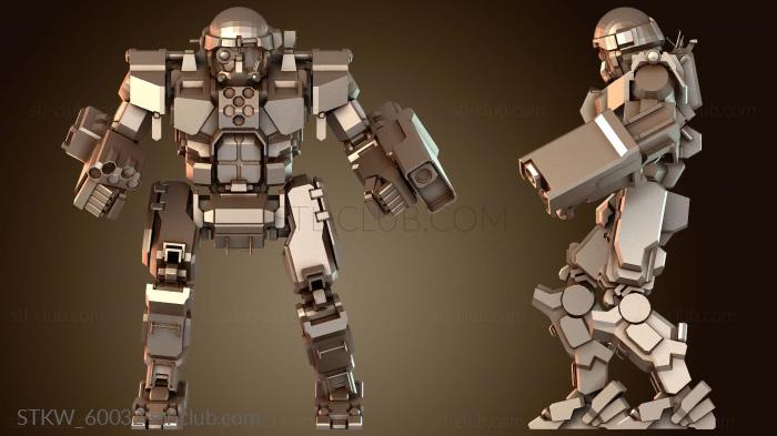 Military Mechs COMMANDO Boxeru