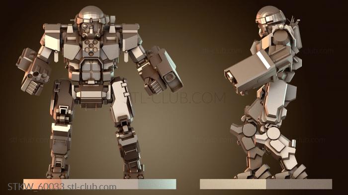 Military Мехи КОМАНДО Боксеркс