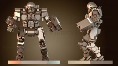3D модель Мехи КОМАНДО Боксеркс (STL)