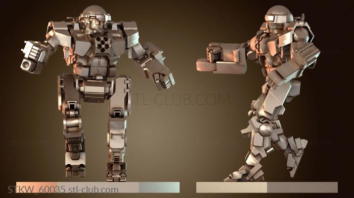 Military Мехи КОМАНДО Защитник