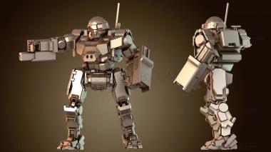 3D модель Мехи COMMANDO FIRE (STL)