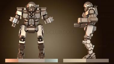 3D модель Мехи COMMANDO Жнец (STL)