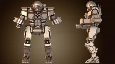 3D модель Мехи COMMANDO Rest (STL)