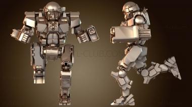 3D модель Мехи COMMANDO Беги быстро (STL)