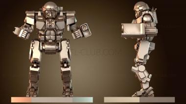 3D модель Мехи КОМАНДО Шэдоу (STL)