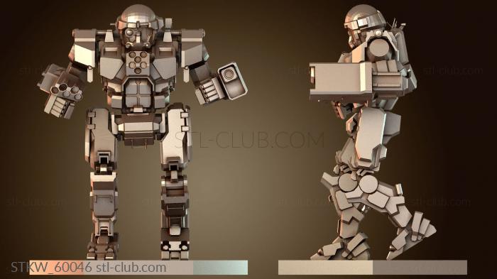 Мехи КОМАНДО WAL Рыцарь