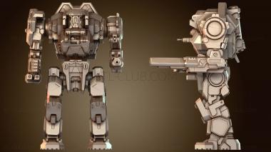 3D модель Мехи Палач Работают (STL)