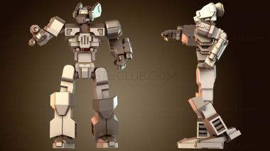 3D модель Мехс Сокол (STL)