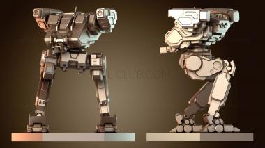 3D модель Мехи FLEA в бухте (STL)