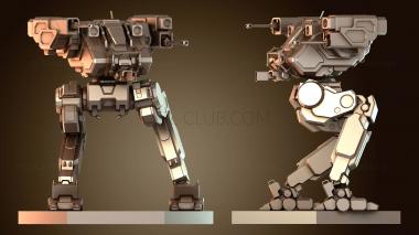 3D модель Мехи FLEA Энгард (STL)