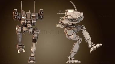 3D модель Мехи БЛОХА БЕГ (STL)