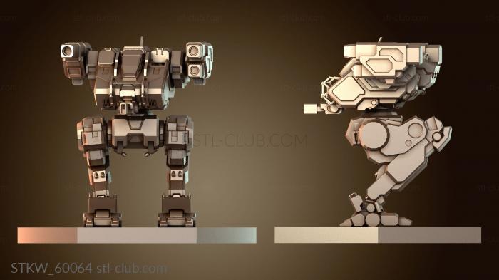 Military Мехи FLEA Hull Down