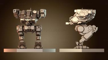 3D модель Мехи FLEA Hull Down (STL)
